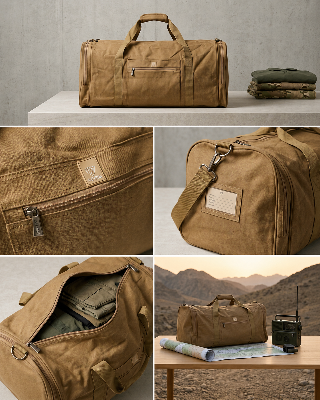 Large Tactical Travel Bag